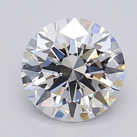 1.05 Carat Round Shaped Excellent Cut F- VS1 Lab Grown Diamond