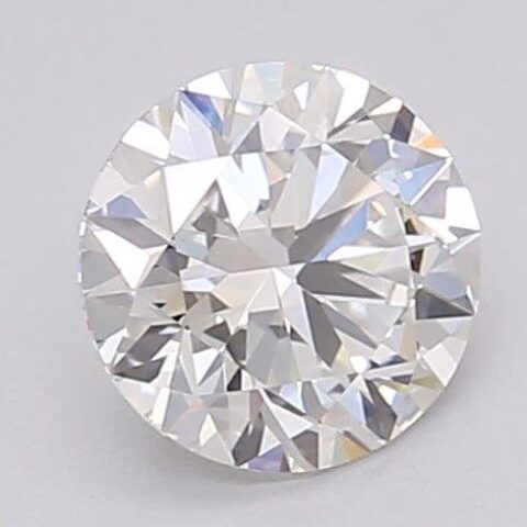 1.05 Carat Round Shaped Excellent Cut F- VS1 Lab Grown Diamond