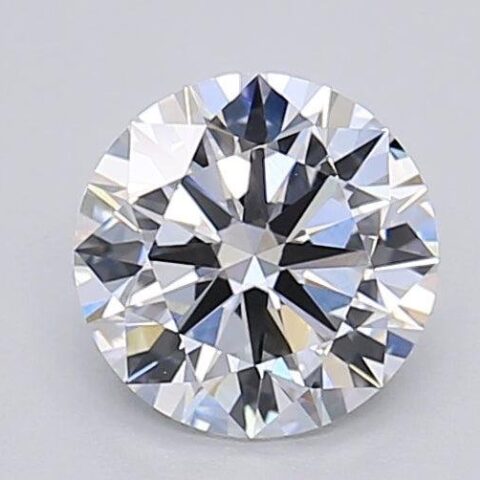 1.05 Carat Round Shaped Excellent Cut F- VS1 Lab Grown Diamond
