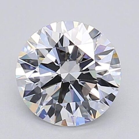 1.05 Carat Round Shaped Excellent Cut F- VS1 Lab Grown Diamond