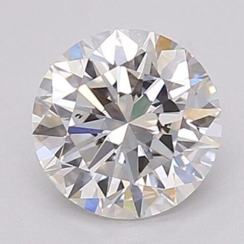 1.05 Carat Round Shaped Excellent Cut F- VS1 Lab Grown Diamond