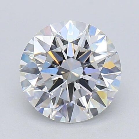 1.05 Carat Round Shaped Excellent Cut F- VS1 Lab Grown Diamond