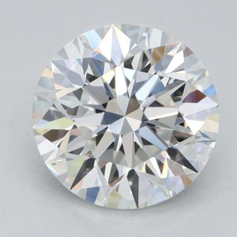 1.05 Carat Round Shaped Excellent Cut F- VS1 Lab Grown Diamond