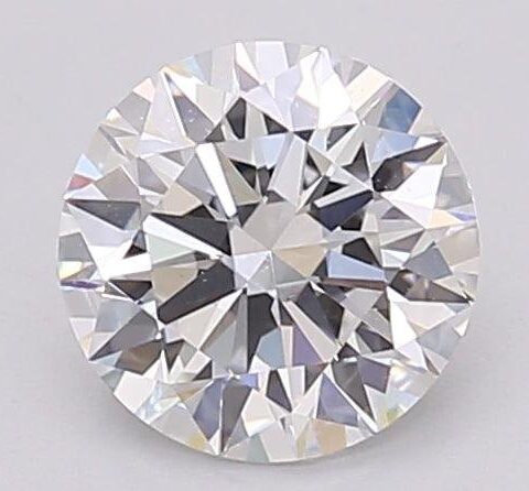 1.05 Carat Round Shaped Excellent Cut F- VS1 Lab Grown Diamond