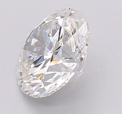 1.05 Carat Round Shaped Excellent Cut F- VS2 Lab Grown Diamond