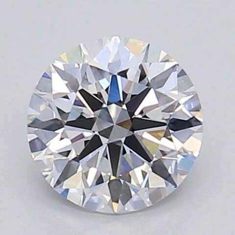 1.05 Carat Round Shaped Excellent Cut F- VVS2 Lab Grown Diamond