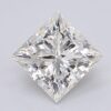 1.05 Carat Princess Shaped Excellent Cut H- VS1 Lab Grown Diamond