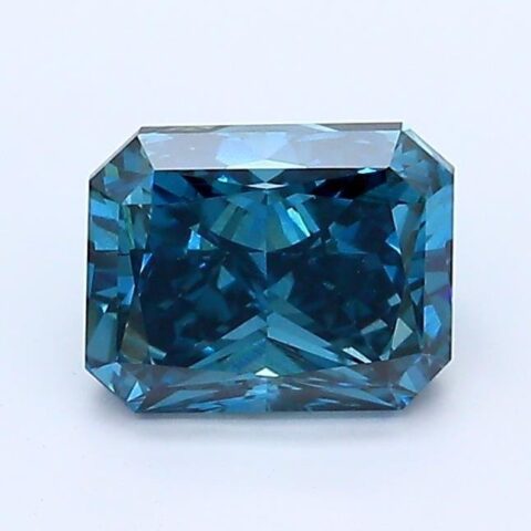 1.06 Carat Radiant Shaped Very Good Cut Blue- VS2 Lab Grown Diamond
