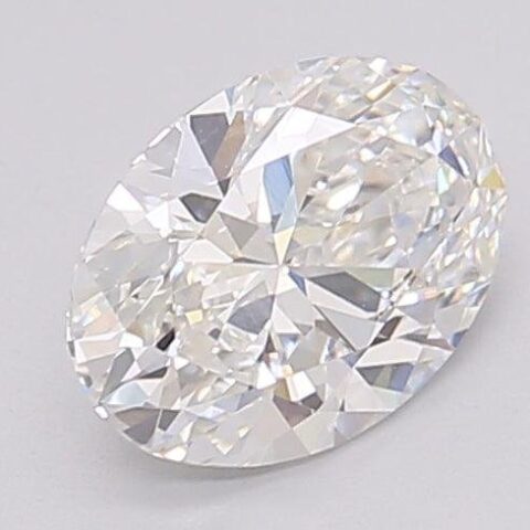 1.06 Carat Oval Shaped Excellent Cut E- VS1 Lab Grown Diamond