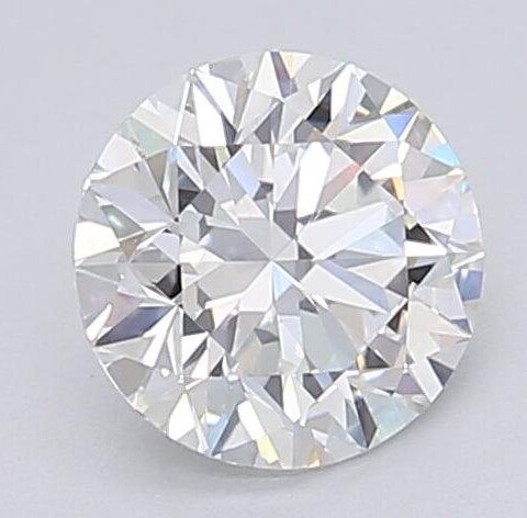 1.06 Carat Round Shaped Excellent Cut E- VS1 Lab Grown Diamond