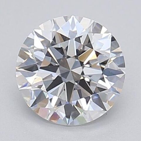 1.06 Carat Round Shaped Excellent Cut E- VS1 Lab Grown Diamond