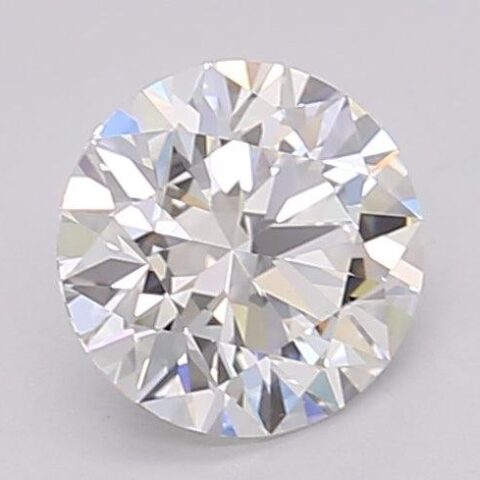 1.06 Carat Round Shaped Excellent Cut E- VS1 Lab Grown Diamond