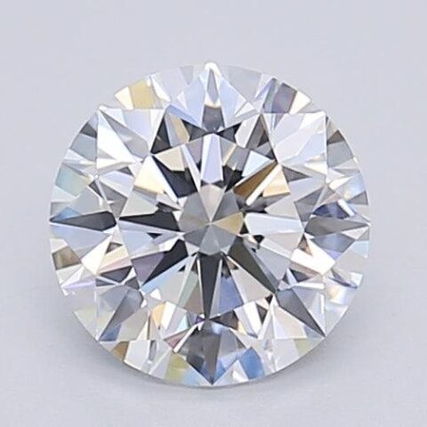 1.06 Carat Round Shaped Excellent Cut E- VS1 Lab Grown Diamond