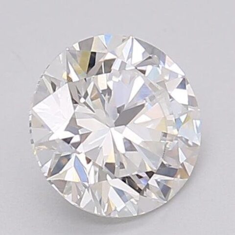 1.06 Carat Round Shaped Excellent Cut E- VS1 Lab Grown Diamond