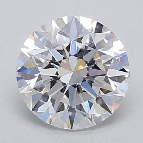 1.06 Carat Round Shaped Excellent Cut E- VS1 Lab Grown Diamond