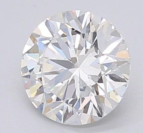 1.06 Carat Round Shaped Excellent Cut E- VS1 Lab Grown Diamond