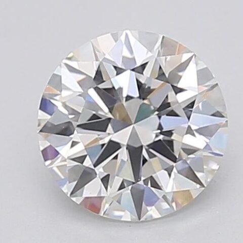 1.06 Carat Round Shaped Excellent Cut E- VS1 Lab Grown Diamond