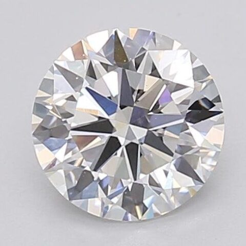 1.06 Carat Round Shaped Excellent Cut E- VS1 Lab Grown Diamond