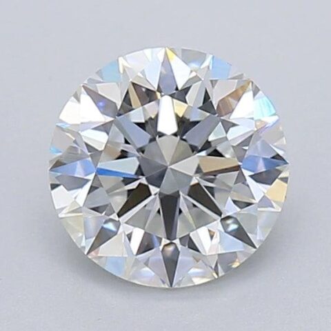 1.06 Carat Round Shaped Excellent Cut E- VS1 Lab Grown Diamond