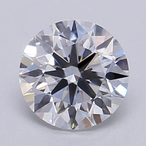 1.06 Carat Round Shaped Excellent Cut E- VS1 Lab Grown Diamond