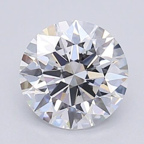 1.06 Carat Round Shaped Excellent Cut E- VS2 Lab Grown Diamond
