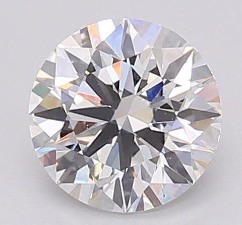 1.06 Carat Round Shaped Excellent Cut E- VS2 Lab Grown Diamond
