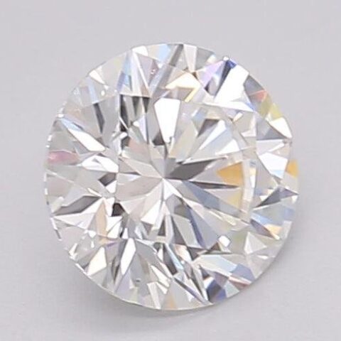 1.06 Carat Round Shaped Excellent Cut E- VS2 Lab Grown Diamond