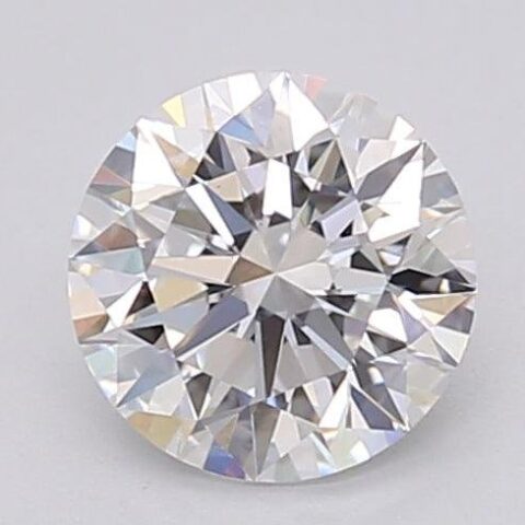 1.06 Carat Round Shaped Excellent Cut E- VS2 Lab Grown Diamond