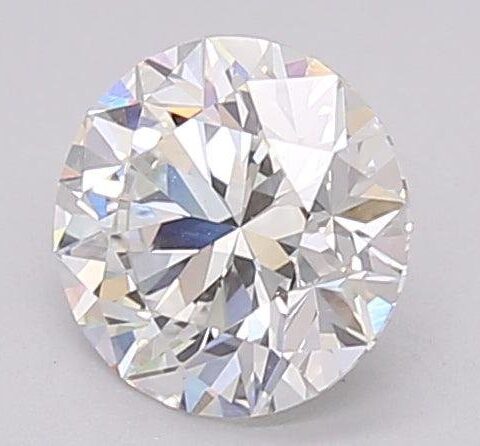 1.06 Carat Round Shaped Excellent Cut E- VS2 Lab Grown Diamond