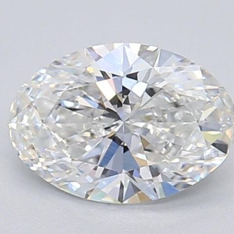 1.06 Carat Oval Shaped Excellent Cut E- VVS2 Lab Grown Diamond