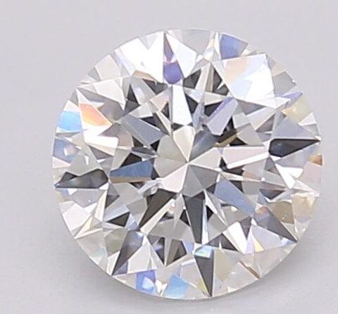 1.06 Carat Round Shaped Excellent Cut E- VVS2 Lab Grown Diamond