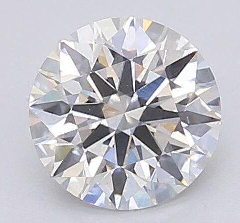 1.06 Carat Round Shaped Excellent Cut E- VVS2 Lab Grown Diamond