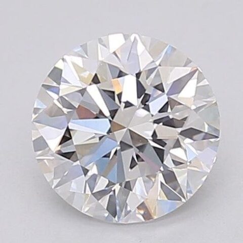 1.06 Carat Round Shaped Excellent Cut E- VVS2 Lab Grown Diamond