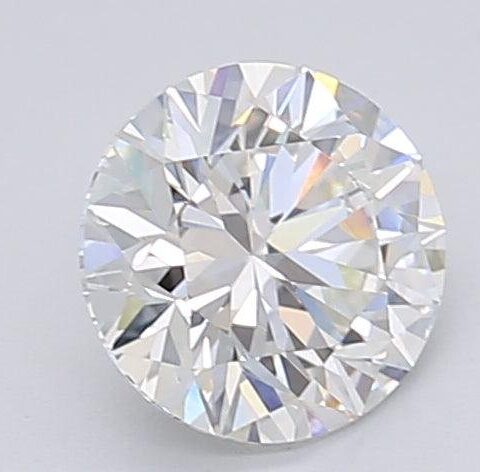 1.06 Carat Round Shaped Excellent Cut F- VS1 Lab Grown Diamond