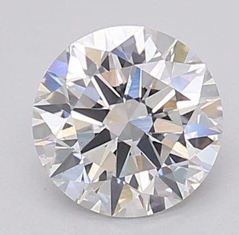 1.06 Carat Round Shaped Excellent Cut F- VS1 Lab Grown Diamond