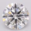 1.06 Carat Round Shaped Excellent Cut F- VS1 Lab Grown Diamond