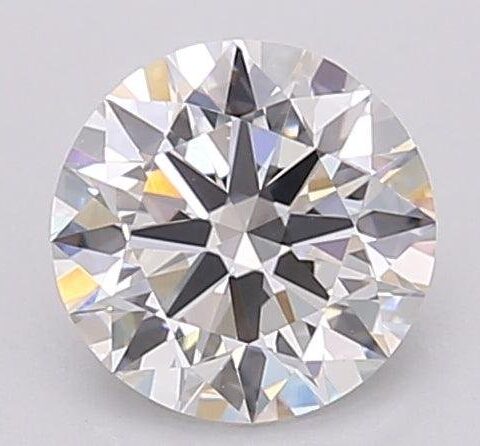 1.06 Carat Round Shaped Excellent Cut F- VS1 Lab Grown Diamond