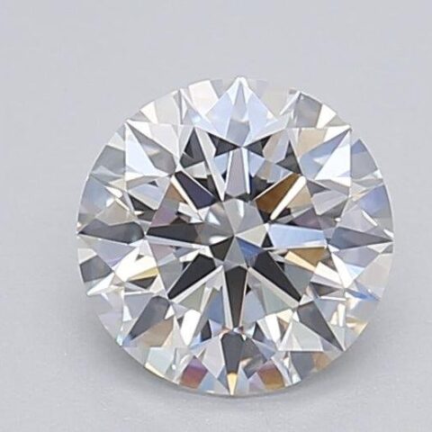 1.06 Carat Round Shaped Excellent Cut F- VS1 Lab Grown Diamond