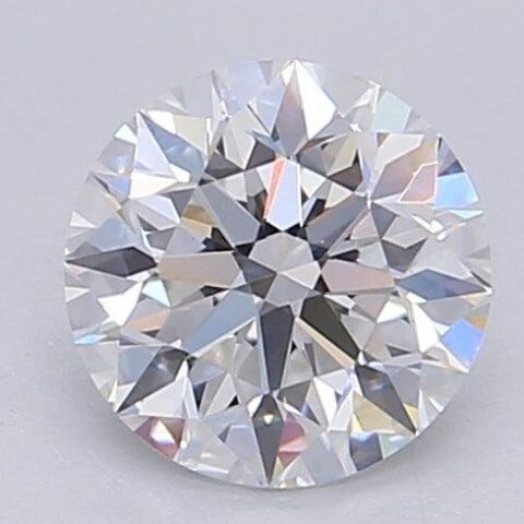 1.06 Carat Round Shaped Excellent Cut F- VS1 Lab Grown Diamond
