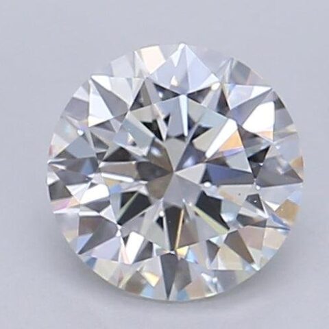 1.06 Carat Round Shaped Excellent Cut F- VS1 Lab Grown Diamond