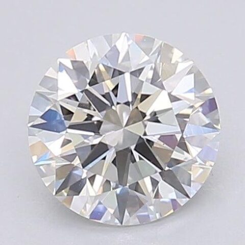 1.06 Carat Round Shaped Excellent Cut F- VS1 Lab Grown Diamond