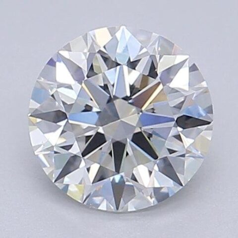 1.06 Carat Round Shaped Excellent Cut F- VS1 Lab Grown Diamond