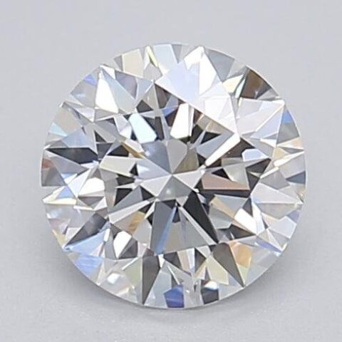 1.06 Carat Round Shaped Excellent Cut F- VS1 Lab Grown Diamond