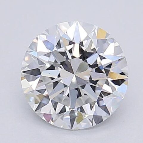 1.06 Carat Round Shaped Excellent Cut F- VS1 Lab Grown Diamond