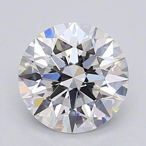 1.06 Carat Round Shaped Excellent Cut F- VS1 Lab Grown Diamond