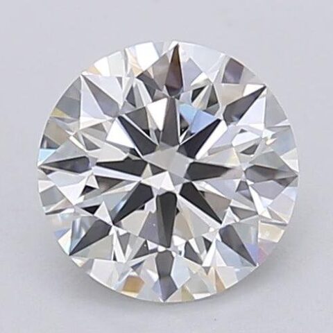 1.06 Carat Round Shaped Excellent Cut F- VS1 Lab Grown Diamond