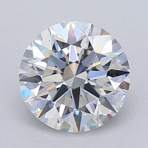 1.06 Carat Round Shaped Excellent Cut F- VS1 Lab Grown Diamond