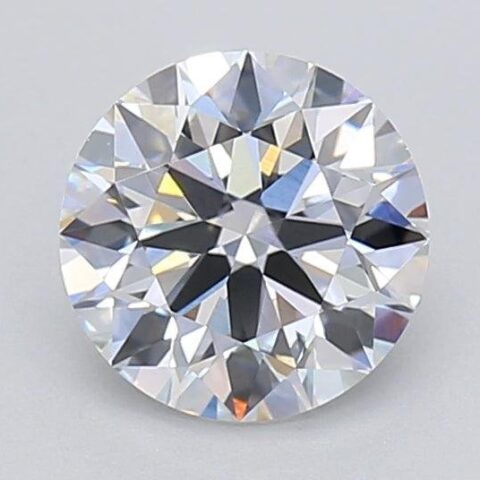 1.06 Carat Round Shaped Excellent Cut F- VS1 Lab Grown Diamond