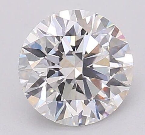 1.06 Carat Round Shaped Excellent Cut F- VS1 Lab Grown Diamond