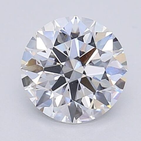 1.06 Carat Round Shaped Excellent Cut F- VS1 Lab Grown Diamond